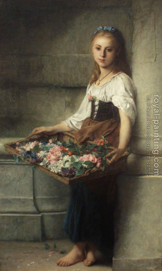 Adolphe Jourdan : The Flower Seller